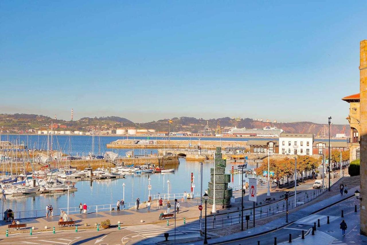 Ferienwohnung Apartamento Puerto Deportivo Gijón Exterior foto